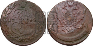 5 копеек 1768 года ЕМ (ЕМ, Екатеринбургский монетный двор)