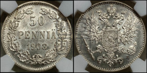 50 пенни 1908 года L