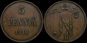 5 пенни 1910 года