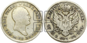 2 злотых 1822 года IВ