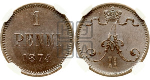 Пенни 1874 года