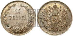 25 пенни 1909 года L
