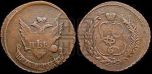 5 копеек 1793 года ЕМ (Павловский перечекан)