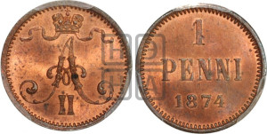 Пенни 1874 года