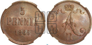 5 пенни 1866 года