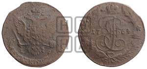 5 копеек 1764 года ЕМ (ЕМ, Екатеринбургский монетный двор)