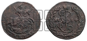 Денга 1784 года КМ (КМ, Сузунский монетный двор)