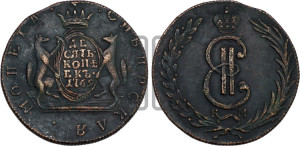 10 копеек 1769 года КМ (для Сибири)