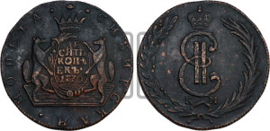 10 копеек 1770 года КМ (для Сибири)