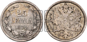 25 пенни 1872 года S