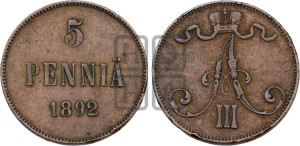 5 пенни 1892 года