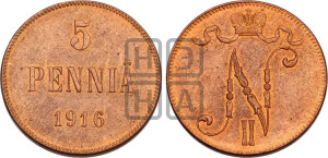 5 пенни 1916 года