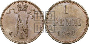 1 пенни 1898 года