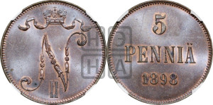 5 пенни 1898 года