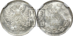 25 пенни 1907 года L