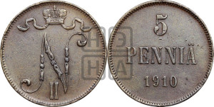 5 пенни 1910 года