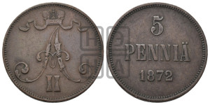 5 пенни 1872 года