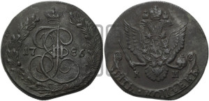 5 копеек 1786 года КМ (КМ, Сузунский монетный двор)