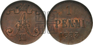 1 пенни 1883 года
