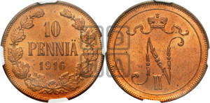 10 пенни 1916 года