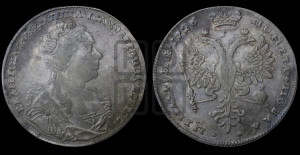 1 рубль 1726 года (Портрет вправо, Московский тип)