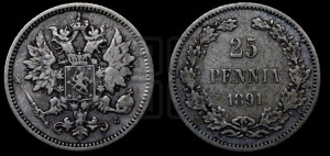 25 пенни 1891 года L