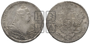 1 рубль 1738 года (московский тип)