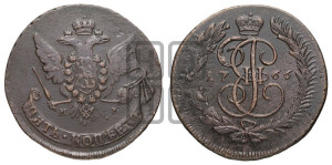 5 копеек 1766 года ММ (ММ, Красный  монетный двор)