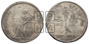Жетон 1774 года (на заключение мира с Турцией 1774 г.)