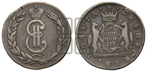 2 копейки 1775 года КМ (для Сибири)