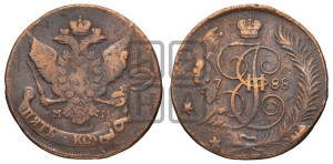 5 копеек 1788 года ММ (ММ, Красный  монетный двор)