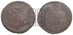 5 копеек 1793 года ЕМ (Павловский перечекан)