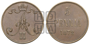5 пенни 1872 года