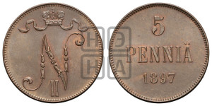 5 пенни 1897 года