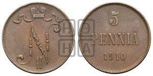 5 пенни 1910 года