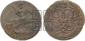 2 копейки 1762 года (гурт сетчатый)