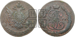 5 копеек 1766 года ММ (ММ, Красный  монетный двор)