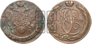 5 копеек 1794 года КМ (КМ, Сузунский монетный двор)