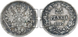 25 пенни 1897 года L