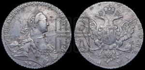 1 рубль 1768 года ММД/EI ( MMД, без шарфа на шее)