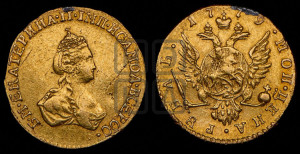 1 рубль 1779 года (для дворцового обихода)