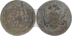 5 копеек 1764 года ММ (ММ, Красный  монетный двор)