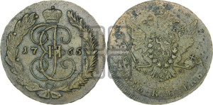 5 копеек 1765 года ММ (ММ, Красный  монетный двор)