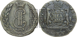 Денга 1768 года КМ (для Сибири)