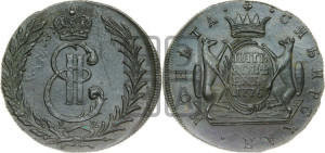 5 копеек 1776 года КМ (для Сибири)