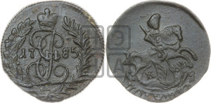 Полушка 1785 года КМ (КМ, Сузунский монетный двор)