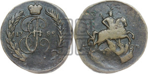 1 копейка 1788 года ММ (ММ или без букв, Красный  монетный двор)