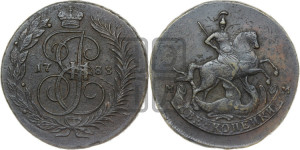 2 копейки 1788 года ММ (ММ, Красный  монетный двор)