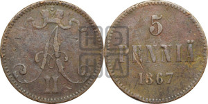 5 пенни 1867 года