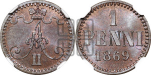 Пенни 1869 года